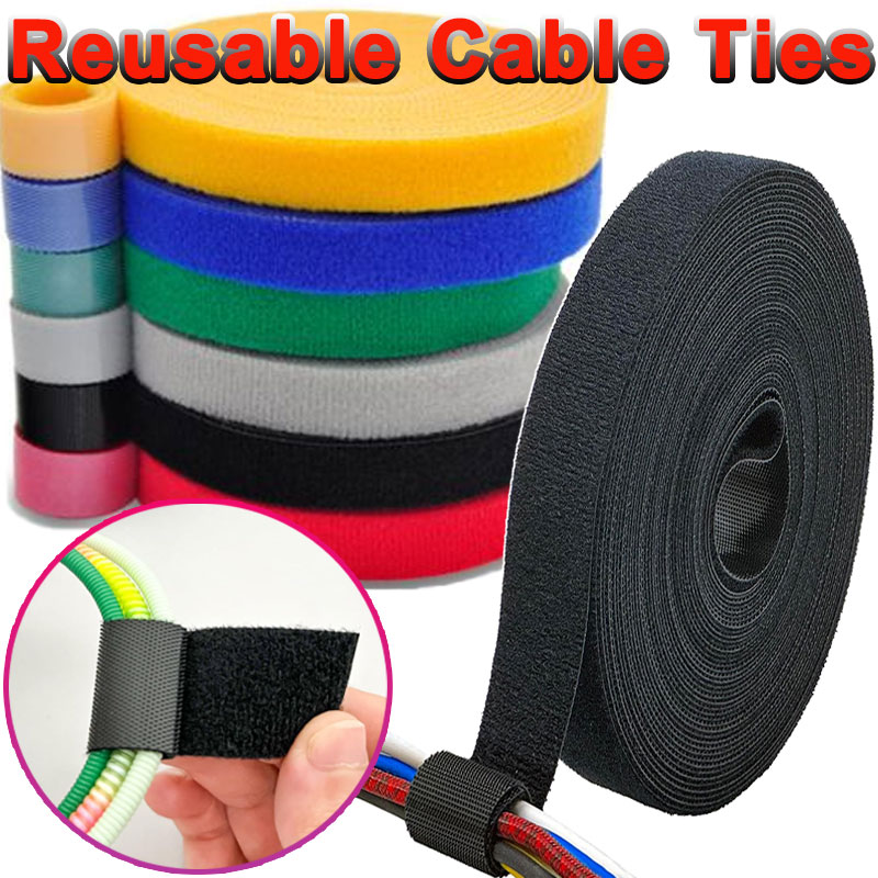 Gear Tie Reusable - 5Meter Pita Pengikat Dapat Digunakan Kembali
