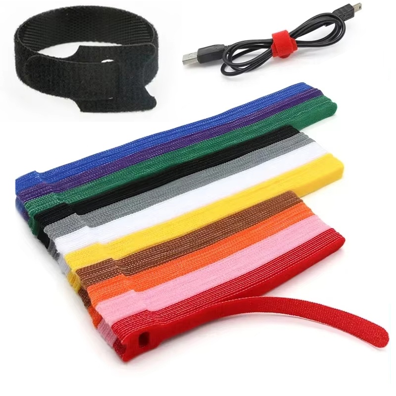 Gear Tie Reusable - 10-50 Buah Pengikat Kabel Warna-warni yang