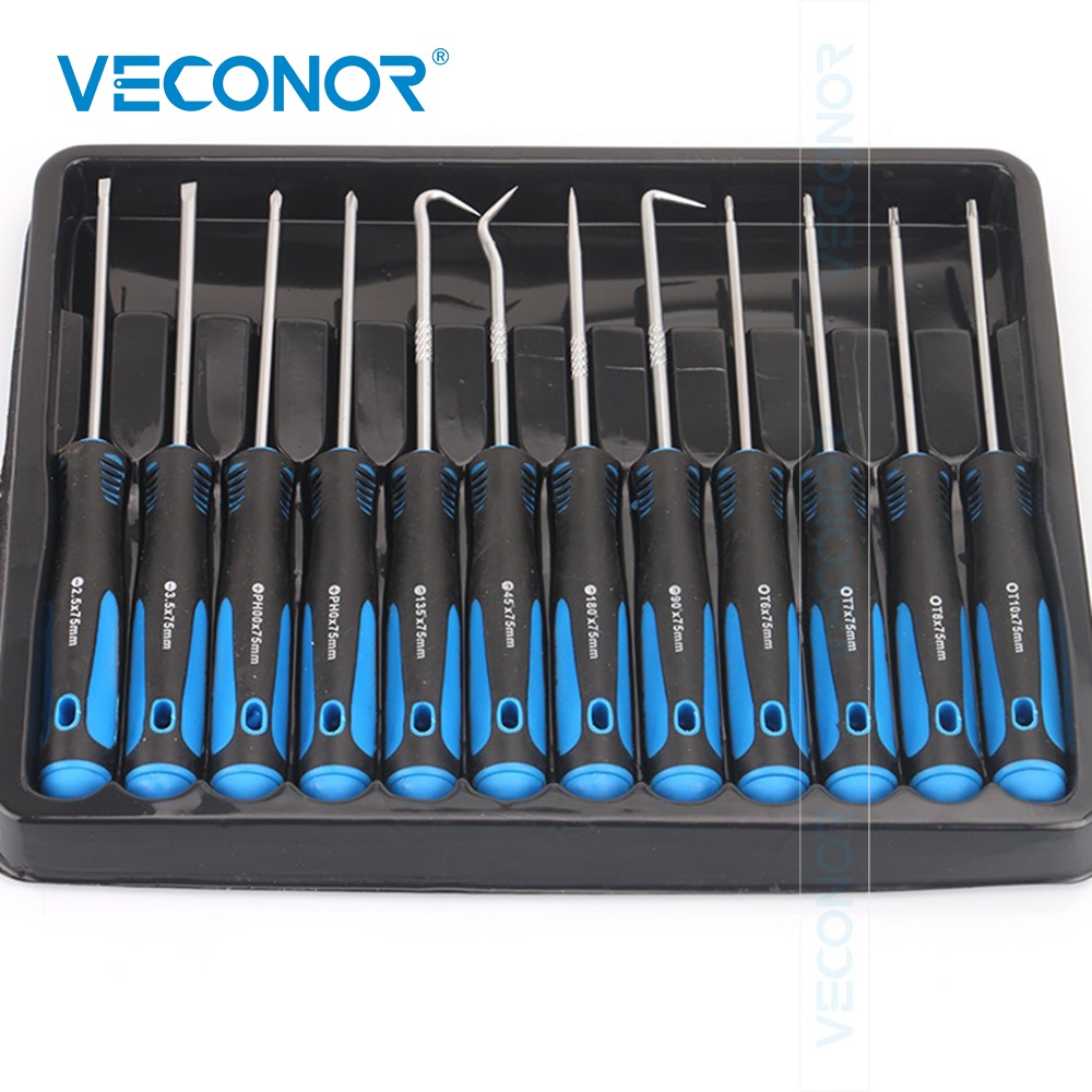 Micro Screwdriver Kit - 12PCS Hook Segel Minyak Pemakaian Seal