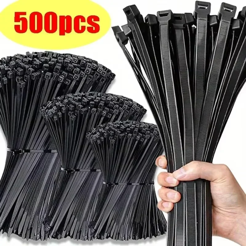 Gear Tie Reusable - 200/100 buah ikatan kabel nilon dapat