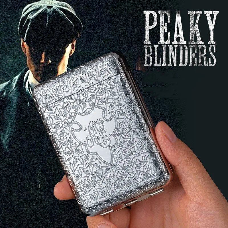 Lighter Insert Zippo - Casing rokok ukir Vintage, casing Peaky