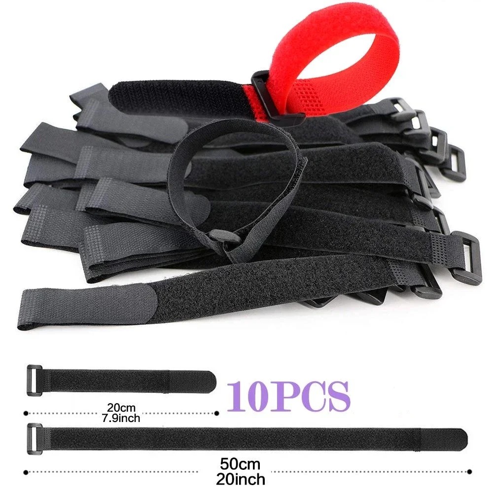 Gear Tie Reusable - Grosir 10 Buah Kait dan Lingkaran