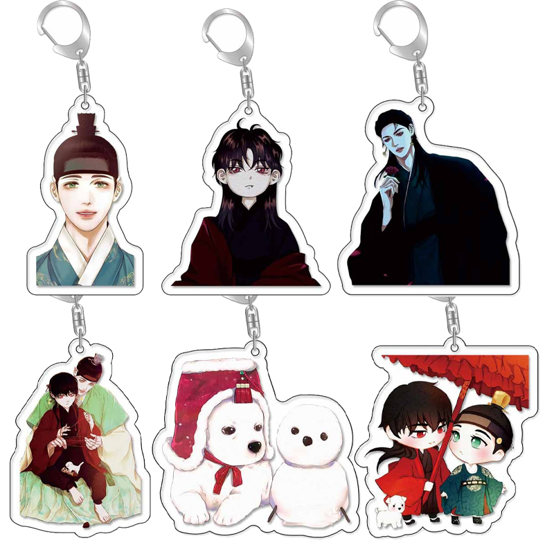 Carabiner Keychain - Gantungan Kunci Akrilik Versi Q Komik