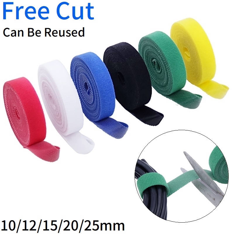 Gear Tie Reusable - 1/5M Ikatan Kabel Dapat Digunakan Kembali