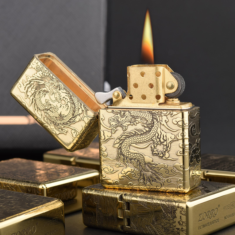 ZORRO 912 912S Retro High End  - Lighter Insert Zippo ulasan dan harga