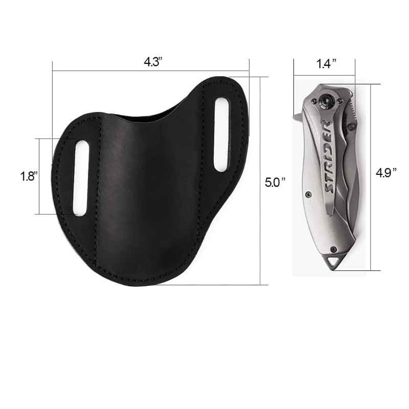 Casing Kulit Asli untuk Tempat - Edc Carry Holster ulasan dan harga