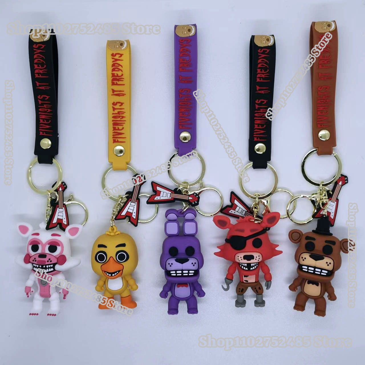 5pcs Gantungan Kunci Figur Ani - Carabiner Keychain ulasan dan harga