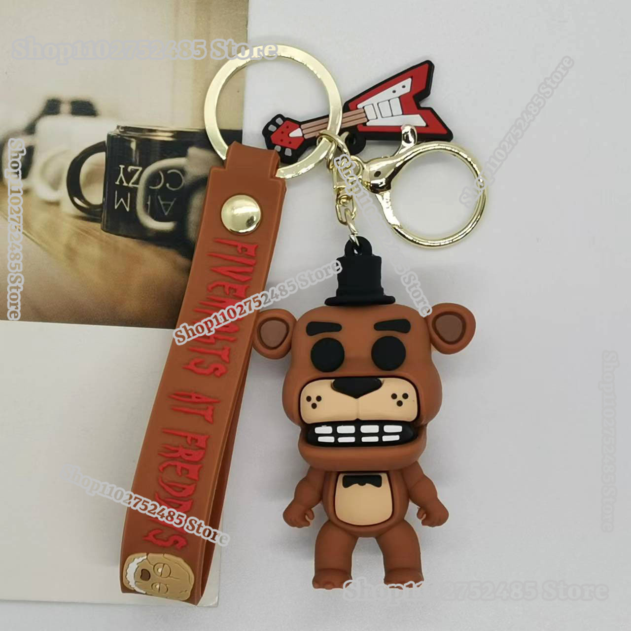 5pcs Gantungan Kunci Figur Ani - Carabiner Keychain ulasan dan harga