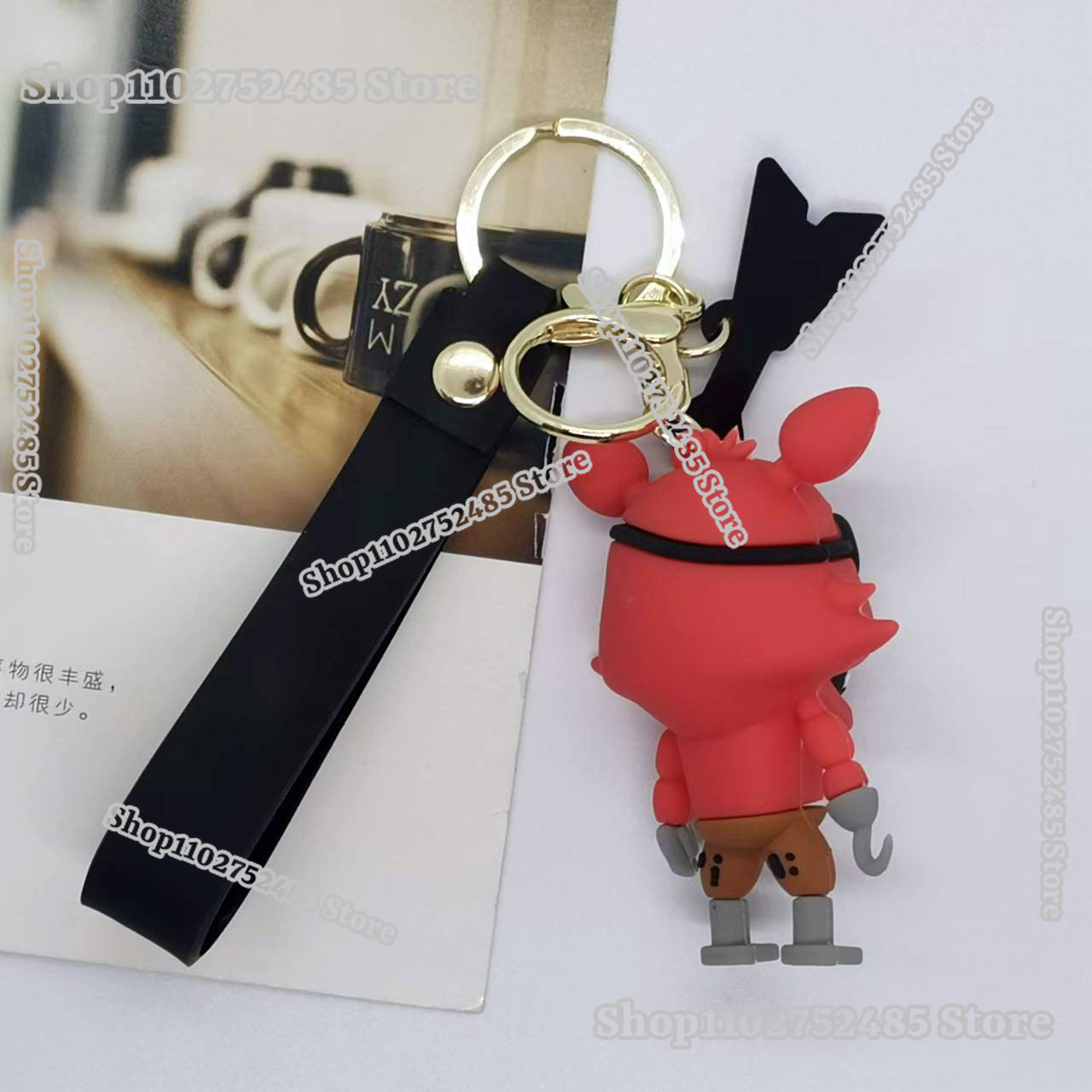 5pcs Gantungan Kunci Figur Ani - Carabiner Keychain ulasan dan harga