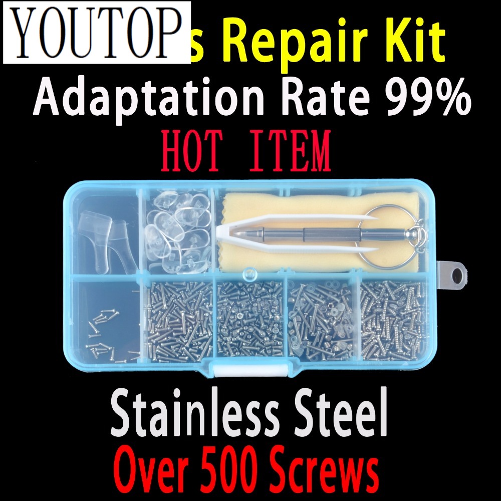 500 Kacamata Perbaikan Kit Set - Micro Screwdriver Kit ulasan dan harga