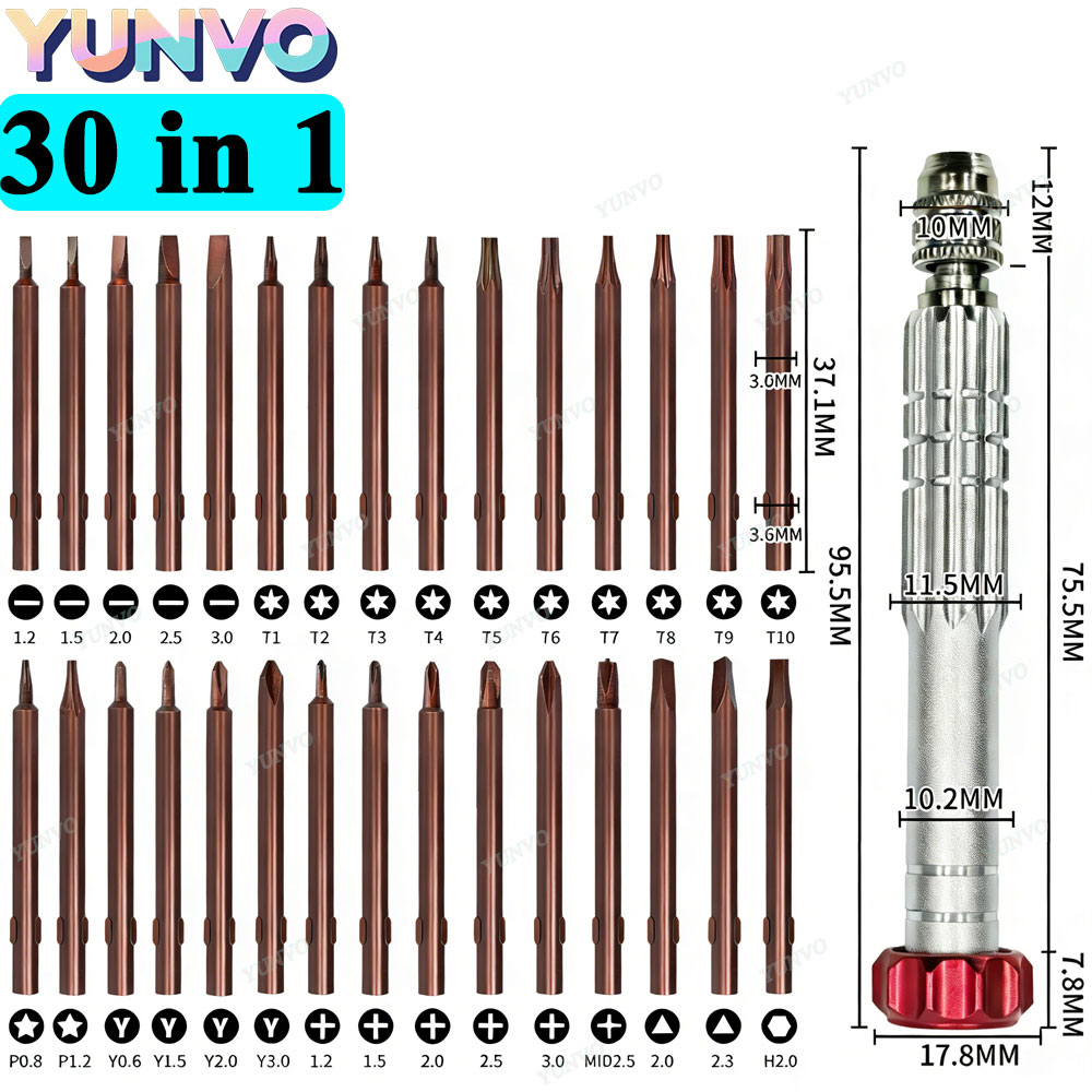 Set Obeng Presisi Magnetik 30  - Micro Screwdriver Kit ulasan dan harga
