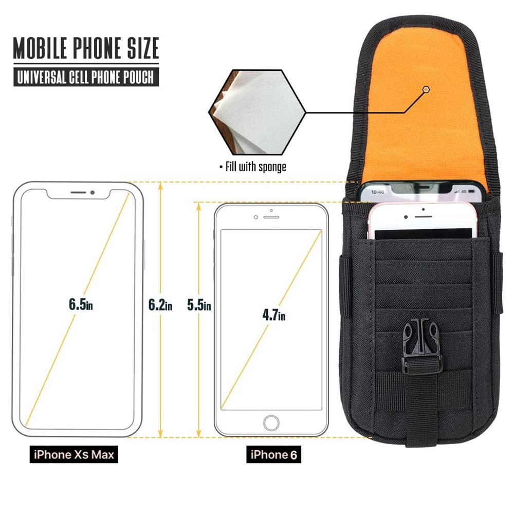 Kantong Ponsel Taktis Molle, T - Edc Carry Holster ulasan dan harga