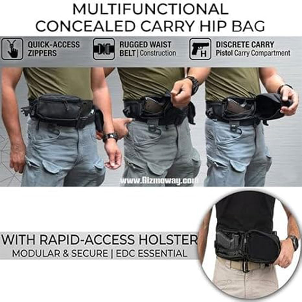 Tas Pistol Taktis, Tas Senjata - Edc Carry Holster ulasan dan harga
