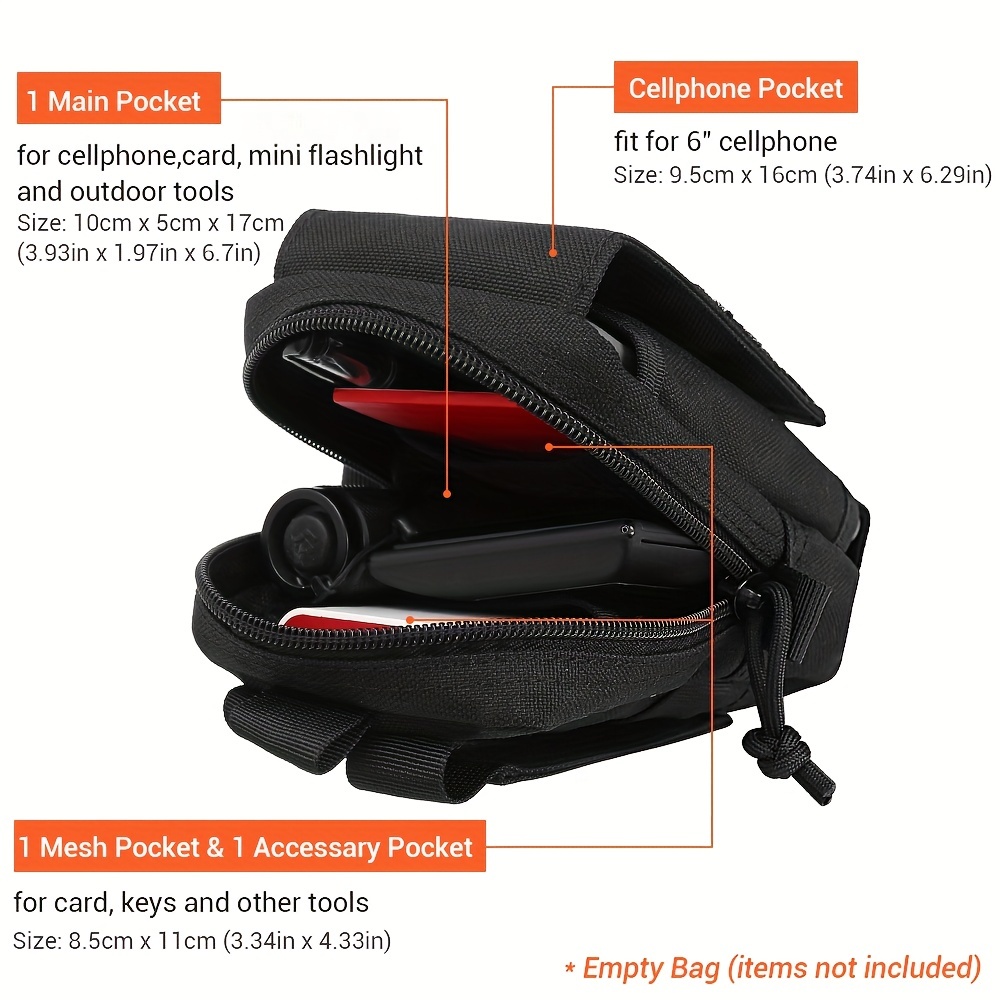 Tas pinggang EDC tas peralatan - Edc Carry Case ulasan dan harga