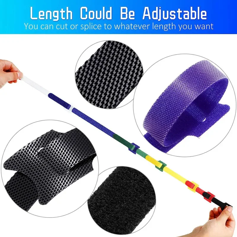 10-30 buah kabel pengencang ya - Gear Tie Reusable ulasan dan harga