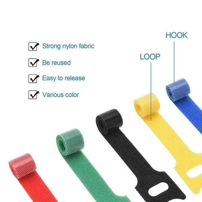 10/30/50 Buah Pengikat Kabel H - Gear Tie Reusable ulasan dan harga