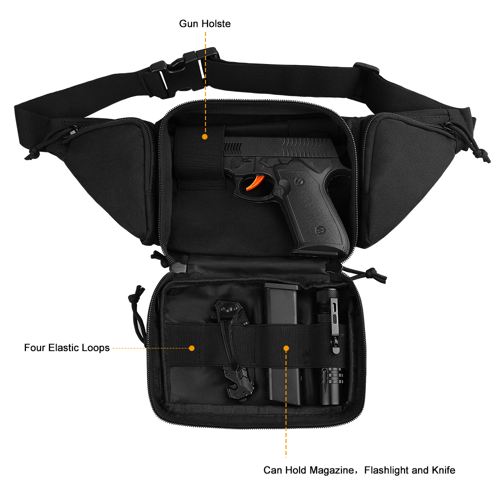 Tas pinggang berburu, ikat pin - Edc Carry Holster ulasan dan harga