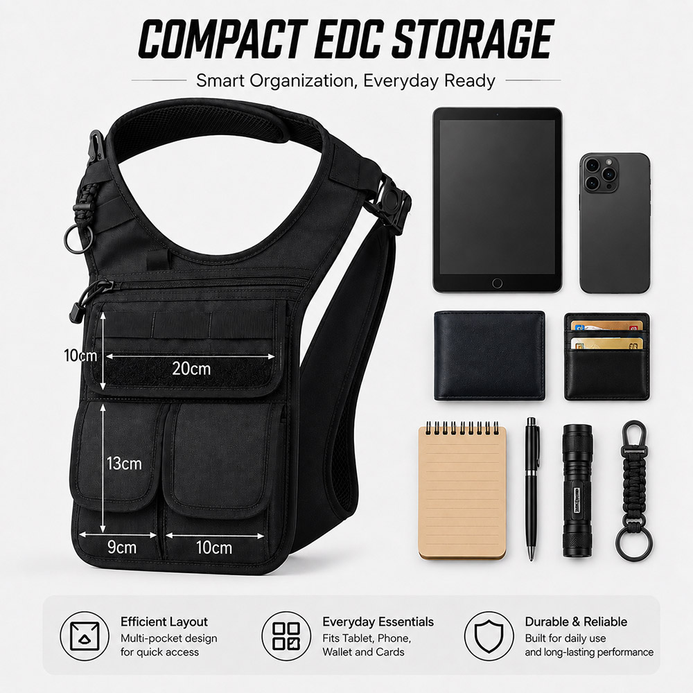 Tas Alat Taktis Tersembunyi di - Edc Carry Pocket Pouch ulasan dan harga