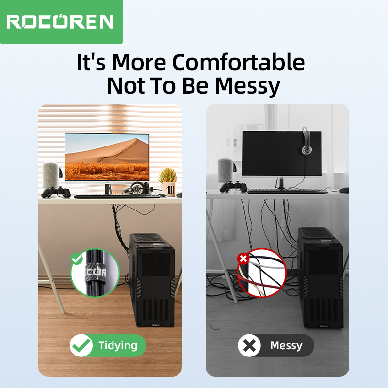 Pengatur Kabel Rocoren, Tali K - Gear Tie Reusable ulasan dan harga