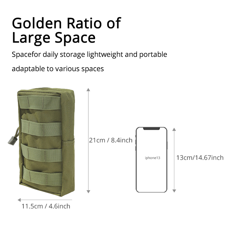 Tas pinggang taktis luar ruang - Edc Carry Bag ulasan dan harga