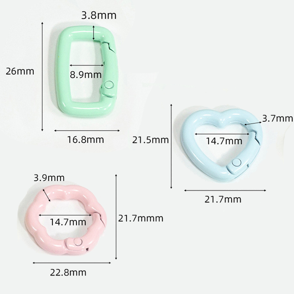5pcs Gantungan Kunci Bentuk Ha - Carabiner Keychain ulasan dan harga