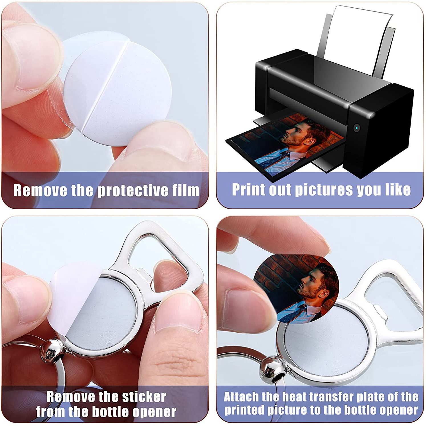 AED7-10 Pcs Gantungan Kunci Su - Bottle Opener Keyring ulasan dan harga
