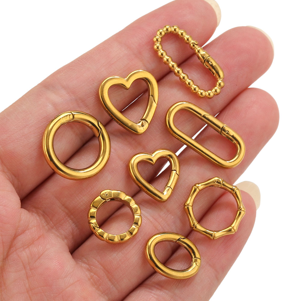 2 Buah Gesper Pegas Hati Bulat - Carabiner Keychain ulasan dan harga