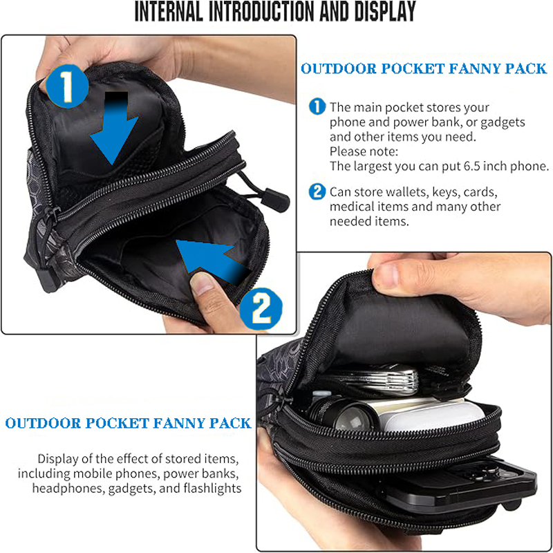 Tas Pinggang Kantong Molle Tak - Edc Carry Bag ulasan dan harga